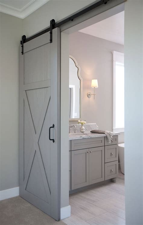 Barn Door For Bathroom Entry Minimalist Home Design Ideas