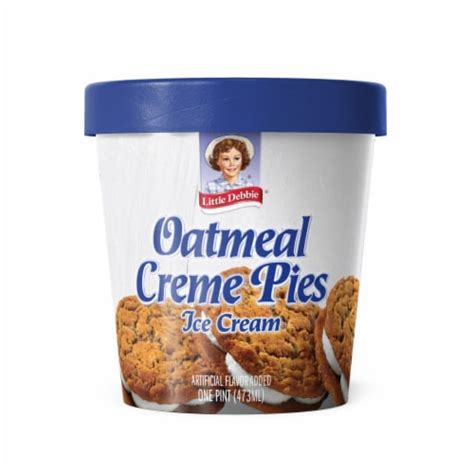 Little Debbie® Oatmeal Creme Pie Ice Cream 1 Pint Dillons Food Stores