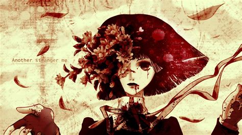 Bloody Anime Girl Desktop Wallpapers Wallpaper Cave