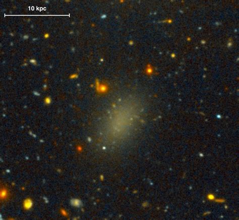 A Galaxy Made Of 999 Dark Matter Space Earthsky