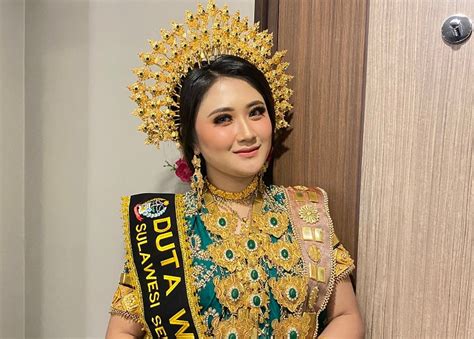 Wakili Makassar Si Cantik Dinda Sabet Gelar Duta Wisata Sulsel 2021 Fajar