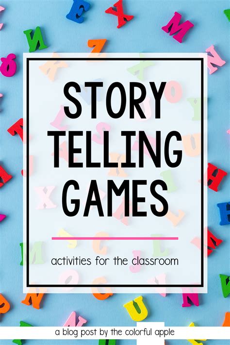 Storytelling Activities For The Classroom The Colorful Apple Story