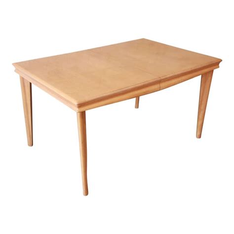 I'm refinishing my heywood wakefield table this weekend. Heywood Wakefield Extension Dining Table | Chairish