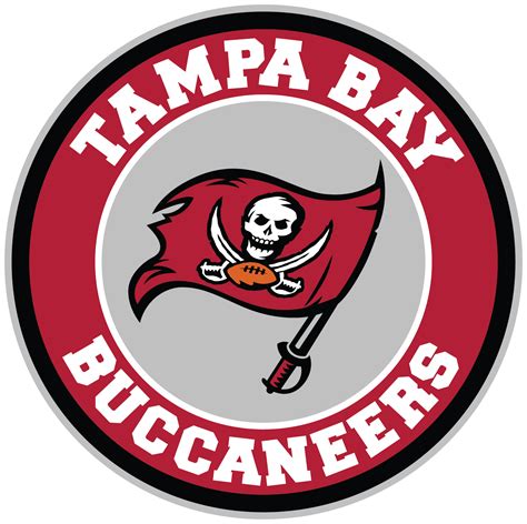 Tampa Bay Buccaneers Circle Logo Vinyl Decal Sticker 5 Sizes