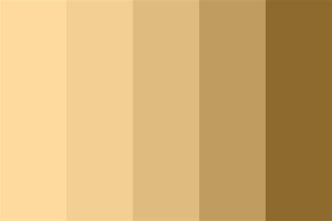 Soft Gold Color Palette