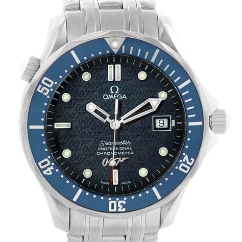 Omega Seamaster 40 Years James Bond Blue Dial Watch 25378000 For Sale