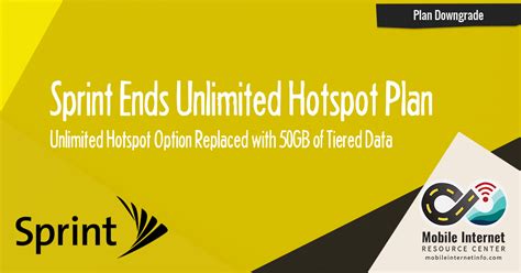 Sprint Replaces Unlimited Hotspot Plan With 50gb Of Tiered