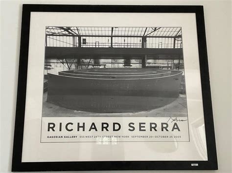 Bid Now Richard Serra Usa 1938 Blind Spot 2003 Offset