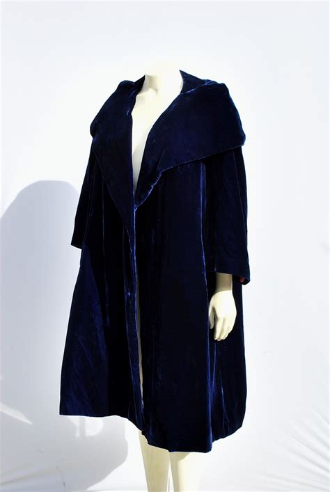 Blue Velvet Coat Coat Velvet Coat Fashion