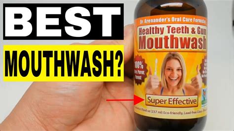 best mouthwash healthy teeth and gum mouthwash dr arenanders oral care formulas unboxing
