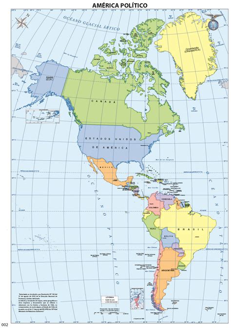 mapa político mudo de américa curriculum nacional mineduc chile