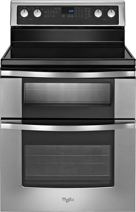 Best Buy Whirlpool 30 Self Cleaning Freestanding Double Oven Electric