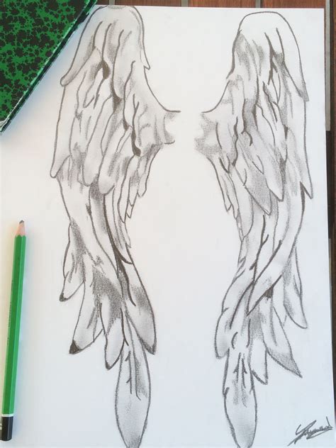 Everything Is Amazing Angel Wings Drawing Wings Drawing Angel Drawing