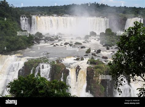 Iguazu Falls The Largest Waterfalls System In The World Stock Photo
