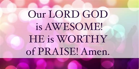 Sing Loud Praise To The Lord Amen