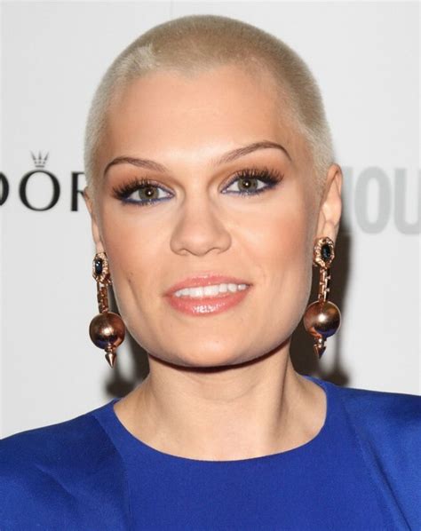 Jessie J With Her Shaved And Practically Bald Head