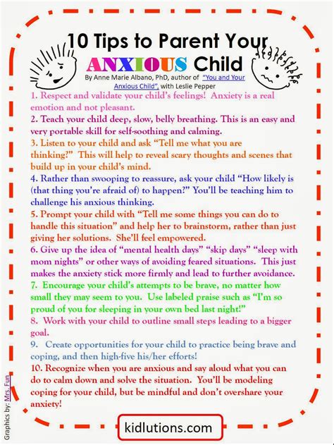 10 Tips To Parent Your Anxious Child