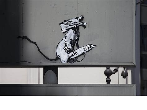 3d from the band massive attack served as a source of inspiration to banksy. Banksy