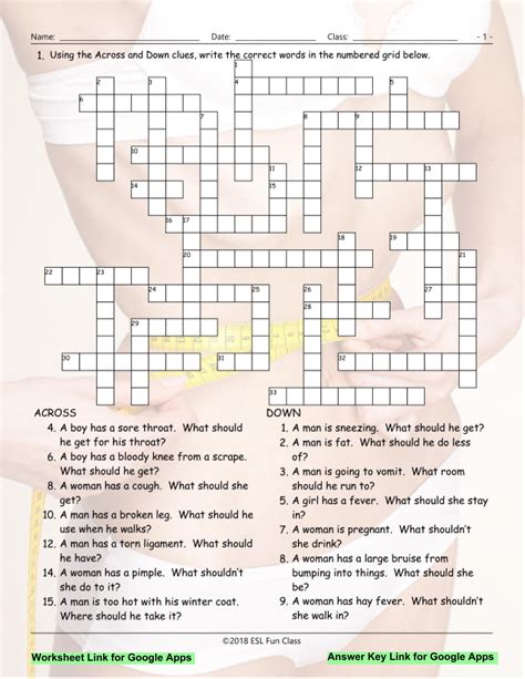 This is an easy one suitable for first and second graders, or for people learning english on their first or. Advice Modal-Should Interactive Crossword Puzzle for ...