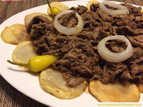 While the grill preheats, gently blend ground beef and dried spices into a large mixing bowl. Casa Baluarte Filipino Recipes: Bistek with Fried Potatoes Recipe