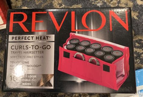 Revlon Perfect Heat Curls To Go 10 Easy Wrap Rollers Rvhs6603 Sealed Ebay