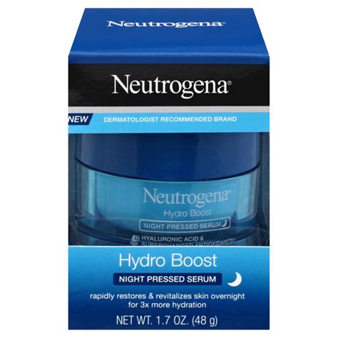 Save On Neutrogena Hydro Boost Hyaluronic Acid Night Pressed Serum