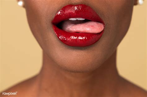 black woman sticking her tongue out premium image by jira black women black