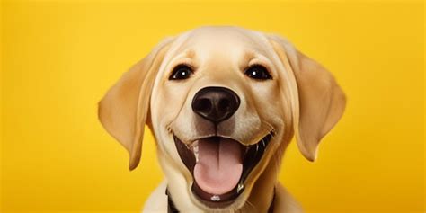 Premium Ai Image Generative Ai Happy Puppy Dog Smiling On Isolated
