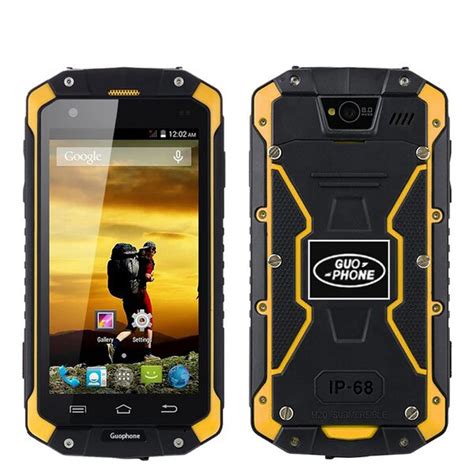 Original Guophone V9 Ip68 Rugged Waterproof Cell Phone Mtk6572 Android