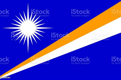 flagge von marshall islands stock vektor art und mehr bilder von flagge flagge inselgruppe