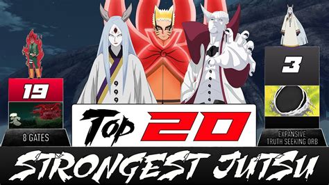 Top 20 Jutsu Techniques In Naruto And Boruto Animescale Youtube