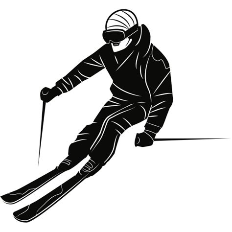 Skier 1590150278 Free Svg