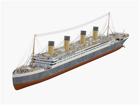 Ship Titanic 3d Model Turbosquid 1207231