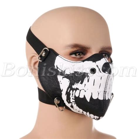 Punk Seal Skull Half Face Mask Ski Neck