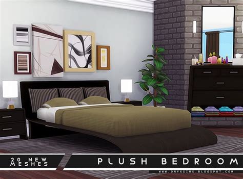 Onyx Sims Bedroom Set Furniture Best Sims