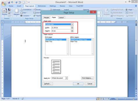 Word yang masih kebingungan mengatur ukuran halaman kertas f4 atau yang lebih dikenal dengan folio atau hvs. Cara Mengatur Ukuran Kertas F4, A4 dan Lainnya Pada ...