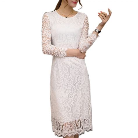 Tengo Summer Fashion Brand Women White Lace Dress Girls Vintage Sexy Evening Casual Slim Crochet