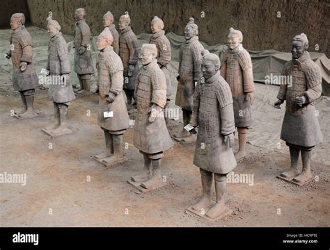 the terracotta army sculptures of warriors buried with china s first emperor qin shi huang