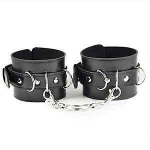 Quality Pu Leather Adjustable Hands Ankles Legs Wrists Cuffs Bondage Restraints Ebay