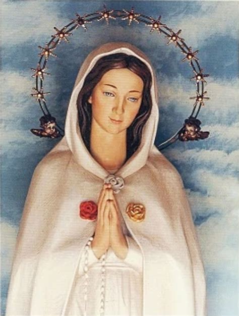 Virgen Rosa Mística Historia Oración Rosario Y Más