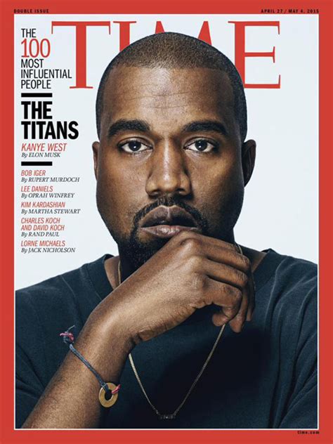 Kanye West Covers The Latest Issue Of Time Magazine The 100 Most Influential People