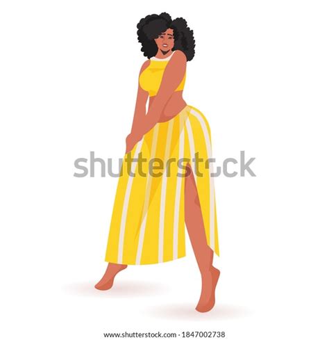 Beautiful Girl Sexy African American Woman Stock Vector Royalty Free 1847002738 Shutterstock