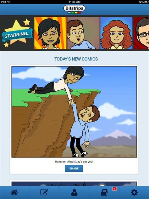 Bitstrips App Online Comics App Caricaturas Facebook Aplicación