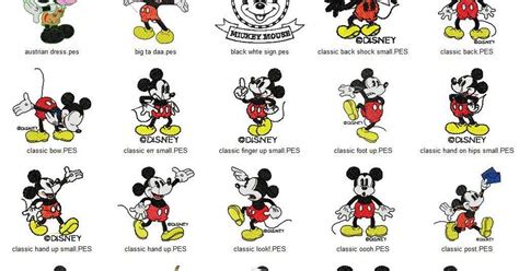 Mickey mouse snowflakes embroidery designs instant digital download. Free Machine Embroidery Designs Download: Mickey & Minnie ...