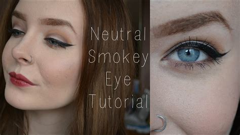 Neutral Smokey Eye Makeup Tutorial Youtube