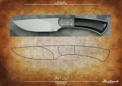 Plantillas de cuchillos de cocina. facón chico: Moldes de Cuchillos | Plantillas cuchillos ...