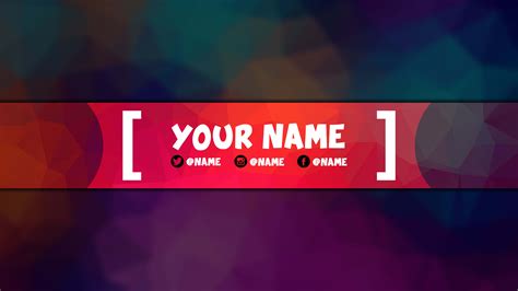 Youtube Banner Size 2018 New Free Gfx Youtube Banner Template 2018