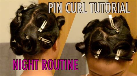 Photo by tami from my moving fingers write. Pin Curl Tutorial | #MaintainingYourSilkBlowout DAY 1 ...