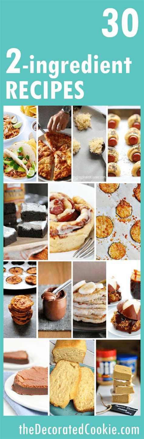 2 Ingredient Recipes A Roundup Of Two Ingredient Easy Recipes 2