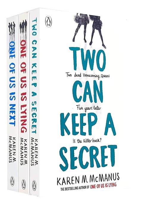 Karen Mcmanus 3 Books Collection Set One Of Us Is Lying One Of Us Is Next Two Can Keep A